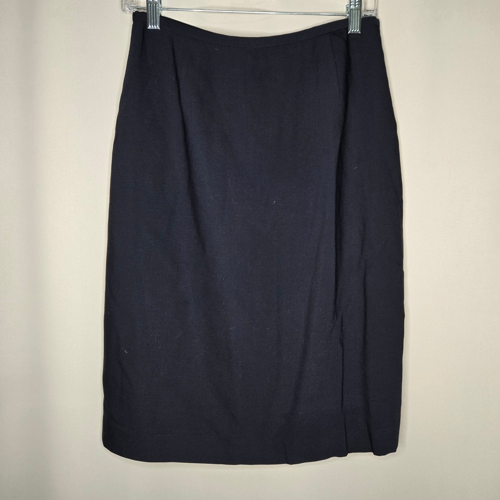 Ann Taylor Wool Blend Pencil Skirt Womens Size 6 Office Career‎ Dark Academia